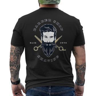 Barber Shop Hairdresser Idea T-Shirt mit Rückendruck - Seseable