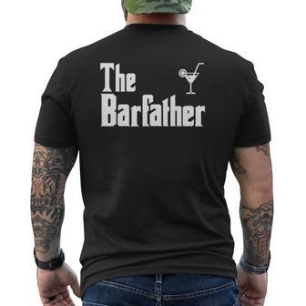 The Barfather Bartender Mens Back Print T-shirt | Mazezy UK