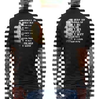 Baseball Dad The Man The Myth The Wallet Father's Day Men's T-shirt Back Print - Thegiftio