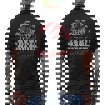 Baseball Husband Life For Father's Day Dad Grandpa Men's T-shirt Back Print - Thegiftio
