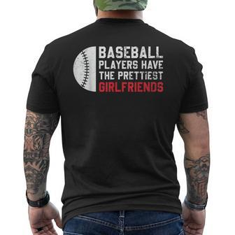 Baseball Players Have The Prettiest Girlfriends Men's T-shirt Back Print - Seseable