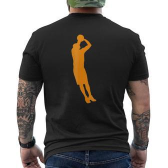 Basketball Jumpshot Graphic Gym Workout Mens Back Print T-shirt | Mazezy