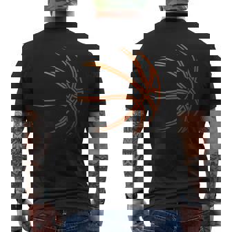 Basketball Player Basketballer Sports Graphic Men's T-shirt Back Print - Monsterry