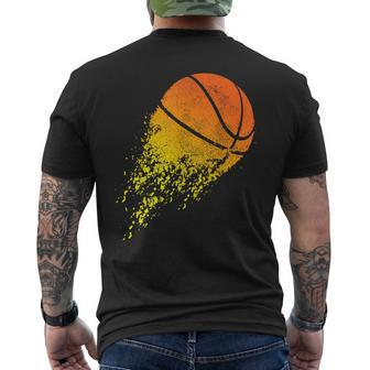Basketball Player Bball Sports Coach Fan Baller Men's T-shirt Back Print - Monsterry