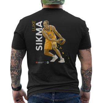 Basketballspieler Nummer 33 Luxus Edition Kurzärmliges Herren-T-Kurzärmliges Herren-T-Shirt in Schwarz - Seseable