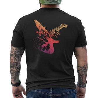 Bass Guitarintage Retro For Bassist T-Shirt mit Rückendruck - Geschenkecke