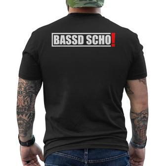 Bassd Scho Fränkisch Dialect Franken T-Shirt mit Rückendruck - Seseable