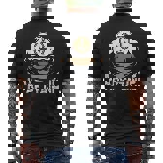 Bateaux Drôle Bateaux Capitaine Papytaine Bateau Captain T-shirt imprimé au dos - Cadeauxyz
