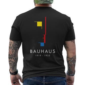 The Bauhausart Logo 100Th Anniversary Of The School Men's T-shirt Back Print - Monsterry AU