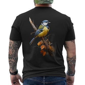 Baum Natur Kohlmeise Geschenk T-Shirt mit Rückendruck - Seseable