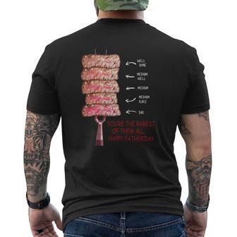 Bbq You're The Rarest Of Them All Happy Father's Day Mens Back Print T-shirt | Mazezy