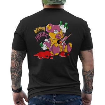 Bear Broken Heart Retro High Og Brotherhood 1S Matching Men's T-shirt Back Print - Monsterry DE