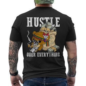 Bear Hustle Spirit Native American Edition Men's T-shirt Back Print - Monsterry
