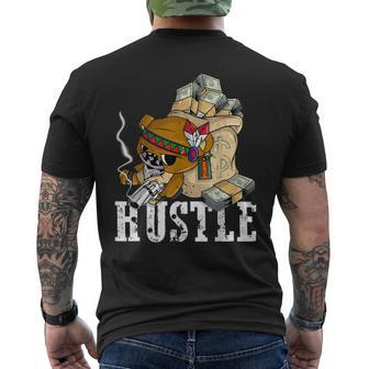 Bear Hustle Spirit Native American Gunshot Edition Men's T-shirt Back Print - Monsterry AU