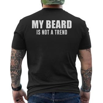 My Beard V4 Mens Back Print T-shirt - Thegiftio UK
