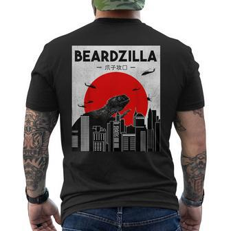 Bearded Dragon Beardzilla Lizard Lover Reptile Lover Men's T-shirt Back Print | Mazezy