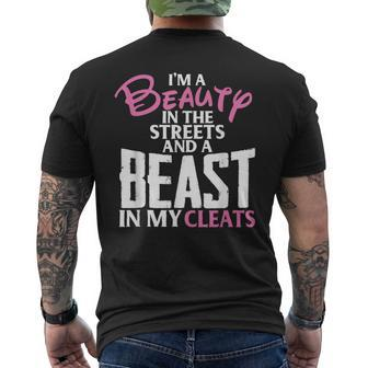 Beauty In The Streets Beast In My Cleats Men's T-shirt Back Print - Monsterry CA