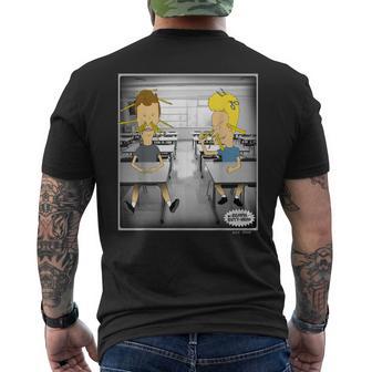 Beavis And Butt-Head School Is For Learning Men's T-shirt Back Print - Monsterry DE