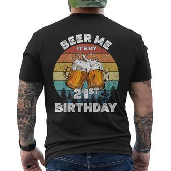 Beer Me It's My 21St Birthday Men's T-shirt Back Print - Monsterry