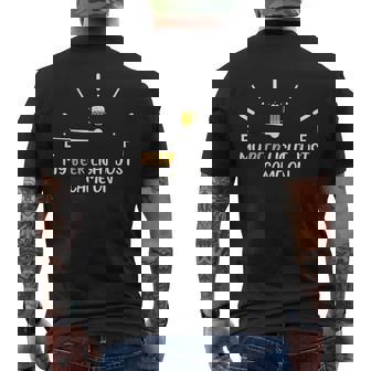 My Beer Light Just Came On Beer Dad Father's Day Men's T-shirt Back Print | Mazezy