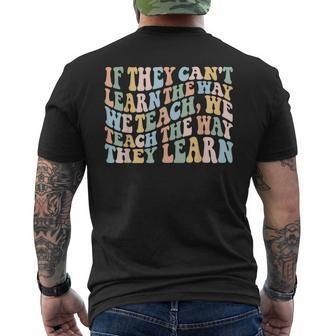 Behavior Analyst Aba Therapist Applied Behavior Analysis Men's T-shirt Back Print - Seseable