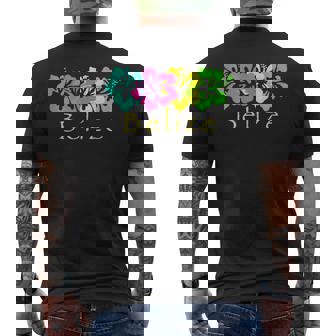 Belize Tropical Beach Belize Surf Men's T-shirt Back Print - Thegiftio