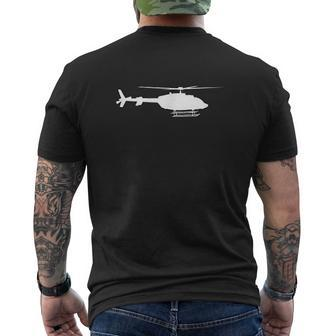 Bell 407 Helicopter Pilot Or Crew Mens Back Print T-shirt - Thegiftio UK