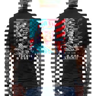 Ben Drankin 4Th Of July Retro Benjamin Ben Drankin Men's T-shirt Back Print | Mazezy
