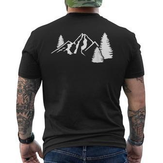 Berge Vintage T-Shirt mit Rückendruck - Seseable
