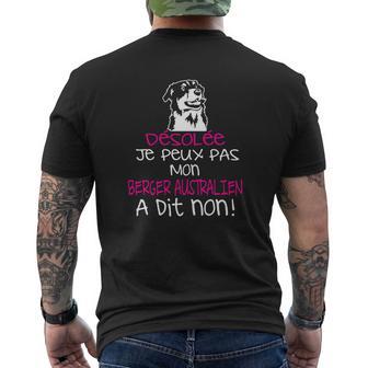 Berger Australien Tshirt T-shirt imprimé au dos - Cadeauxyz