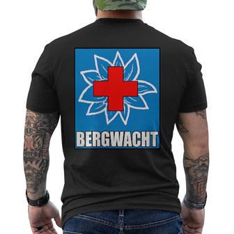 Bergretter Bergwacht Alpine Clothing T-Shirt mit Rückendruck - Seseable