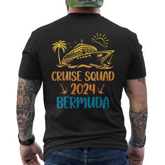 Bermuda Cruise Squad 2024 Family Holiday Matching Men's T-shirt Back Print | Mazezy