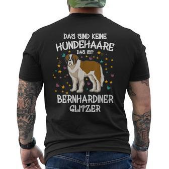Bernard Glitter Dog Holder Dog T-Shirt mit Rückendruck - Seseable