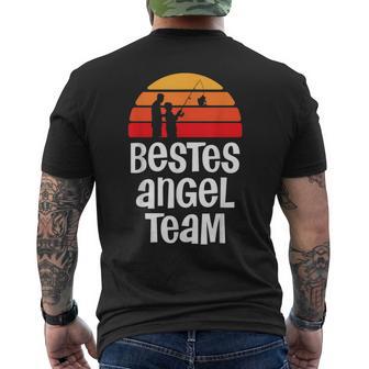 Best Angel Team For Angler Dad And Son Partner Look T-Shirt mit Rückendruck - Geschenkecke