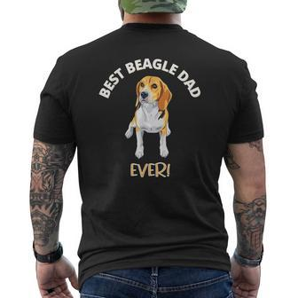 Best Beagle Dad Ever Dog Owner Mens Back Print T-shirt - Thegiftio UK
