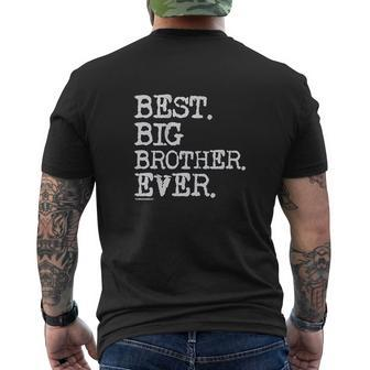 Best Big Brother Ever Mens Back Print T-shirt - Thegiftio UK