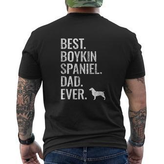 Best Boykin Spaniel Dad Ever Mens Back Print T-shirt - Seseable