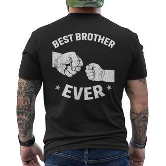 Best Brother Ever Fist-Bump Father's Day Family Matching Men's T-shirt Back Print - Thegiftio UK