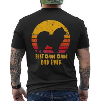 Best Chow Chow Dad Ever Father Men's T-shirt Back Print - Monsterry