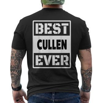 Best Cullen Ever Custom Family Name Men's T-shirt Back Print - Seseable