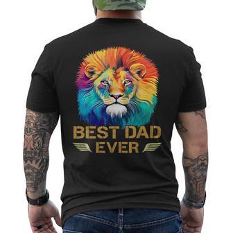 Best Dad Ever T Father's Day Husband Men's T-shirt Back Print - Monsterry AU