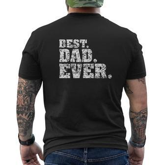 Best Dad Ever V2 Mens Back Print T-shirt - Thegiftio UK