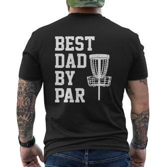 Best Dad By Par Disc Golf Mens Back Print T-shirt | Mazezy