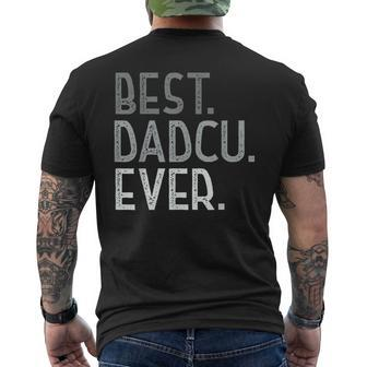 Best Dadcu Ever For Grandad From Grandchildren Men's T-shirt Back Print - Seseable