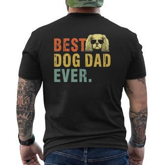Best Dog Dad Evercavalier King Charles Spaniel Mens Back Print T-shirt | Mazezy