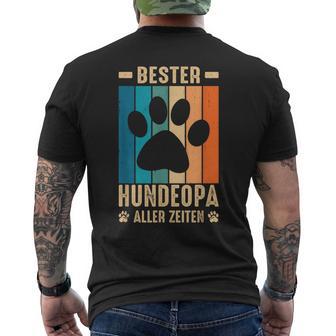 Best Dog Grandpa Of All Times T-Shirt mit Rückendruck - Geschenkecke