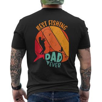 Best Fishing Dad Ever Fathers Day Dad Fishing 2024 Men's T-shirt Back Print - Thegiftio UK