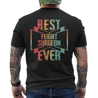 Best Flight Surgeon Ever Job Title Men's T-shirt Back Print - Monsterry