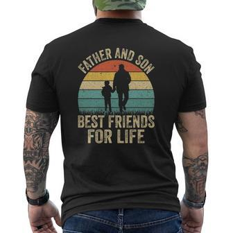 Best Friends For Life Dad Mens Back Print T-shirt | Mazezy