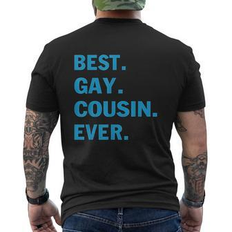 Best Gay Cousin Ever Lgbt Pride Lover 2021 Mens Back Print T-shirt - Seseable